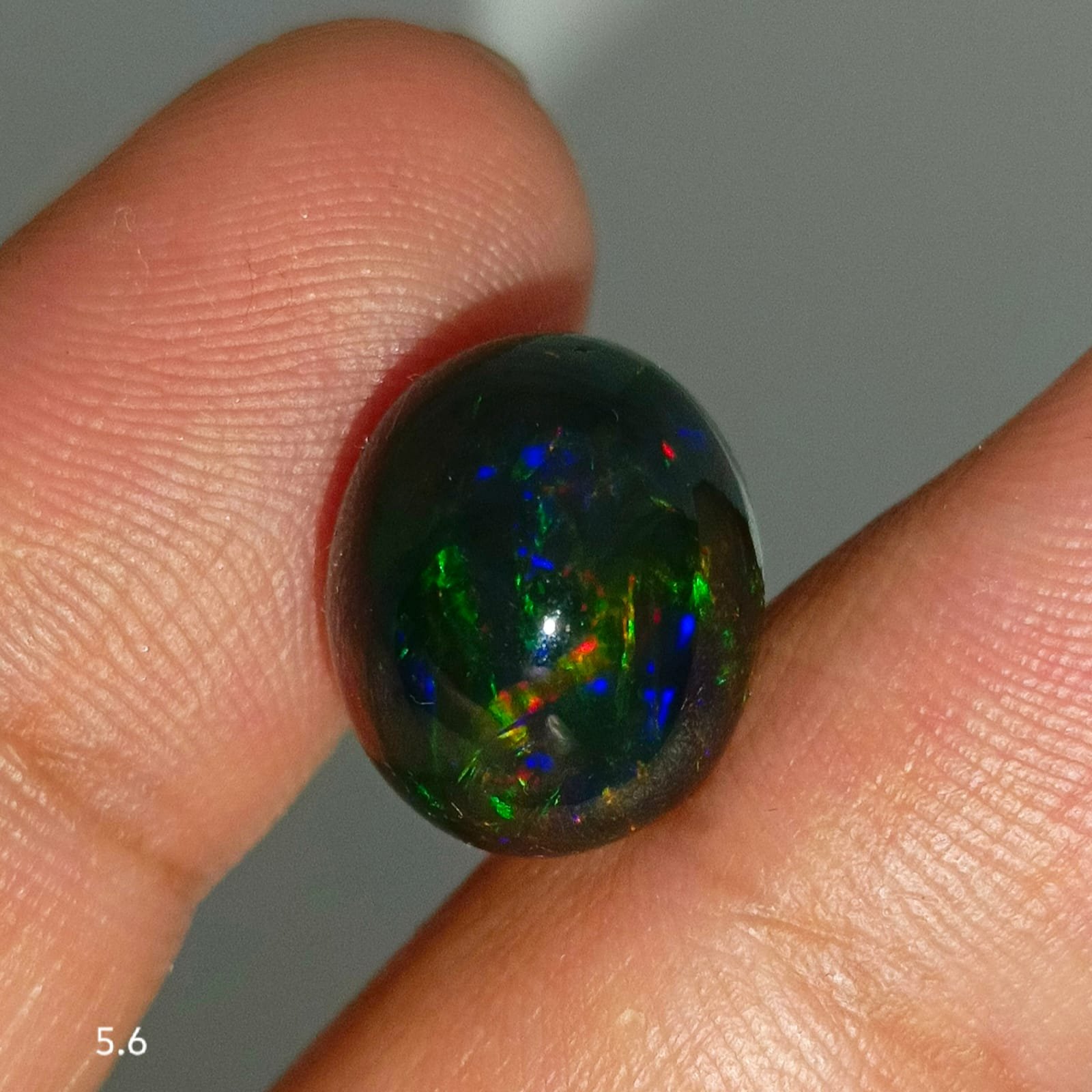5.6ct Black Fire Opal