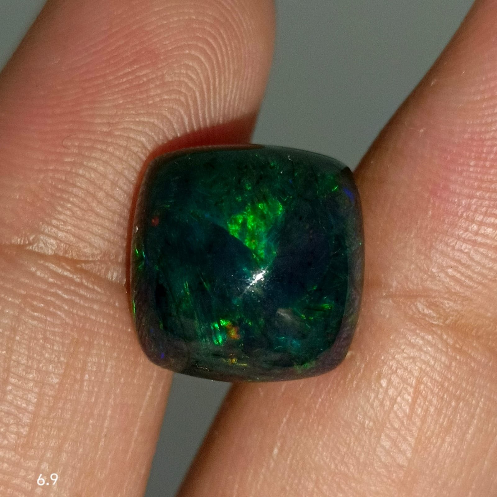 6.9ct Black Fire Opal