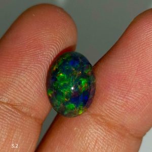3.2ct Black Fire Opal