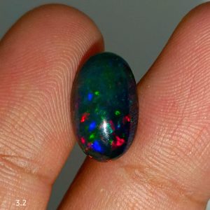 3.2ct Black Fire Opal