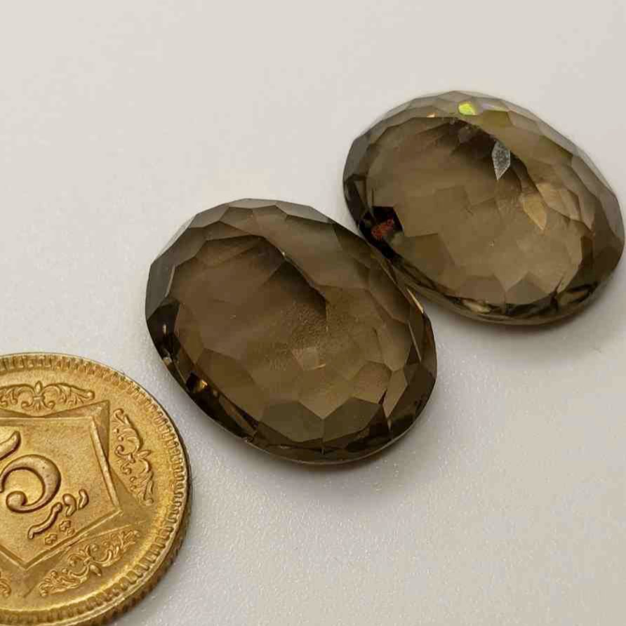 Smoky Quartz Pair - Image 2