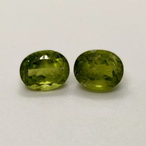 7.5ct Koshistani Peridot Pair